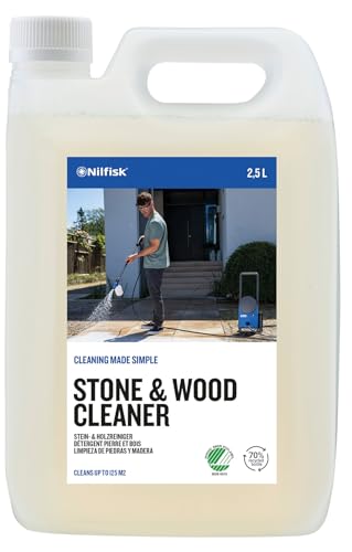 Nilfisk Stone & Wood Cleaner - Pressure Washer Detergent for Outdoor Surfaces (2.5 L)