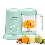 Kobuer 4 in 1 Baby Food Maker, Multifunction Baby Food Processor and Steamer, Puree Blender, Multifunctional Baby Puree Maker, Mini Food Grinder Cooking