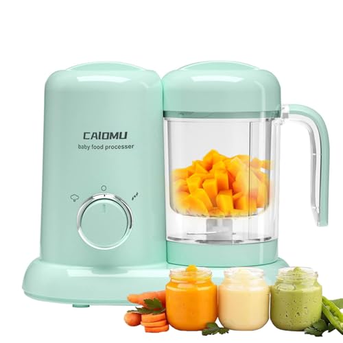 4 in 1 Baby Food Maker, Multifunction Baby Food Processor and Steamer, Puree Blender, Multifunctional Baby Puree Maker, Mini Food Grinder Cooking