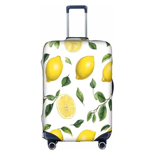 Fresh Tropical Lemon Print Suitcase Cover Luggage Covers For Suitcase Elastic Luggage Covers Suitcase Protector 18-32 Inch