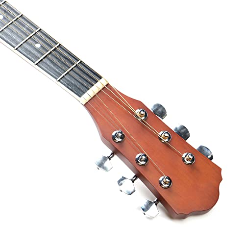 MEIeynt Guitare Acoustique Naturelle pour kit de Bundle Adulte débutant avec accordeur de Sangle de Sac Capo String Pick… - Les Beatles, Paul McCartney, John Lennon, RIngo Starr, George Harrison MEIeynt Guitare Acoustique Naturelle pour kit de Bundle Adulte débutant avec accordeur de Sangle de Sac Capo String Pick… – Image 6