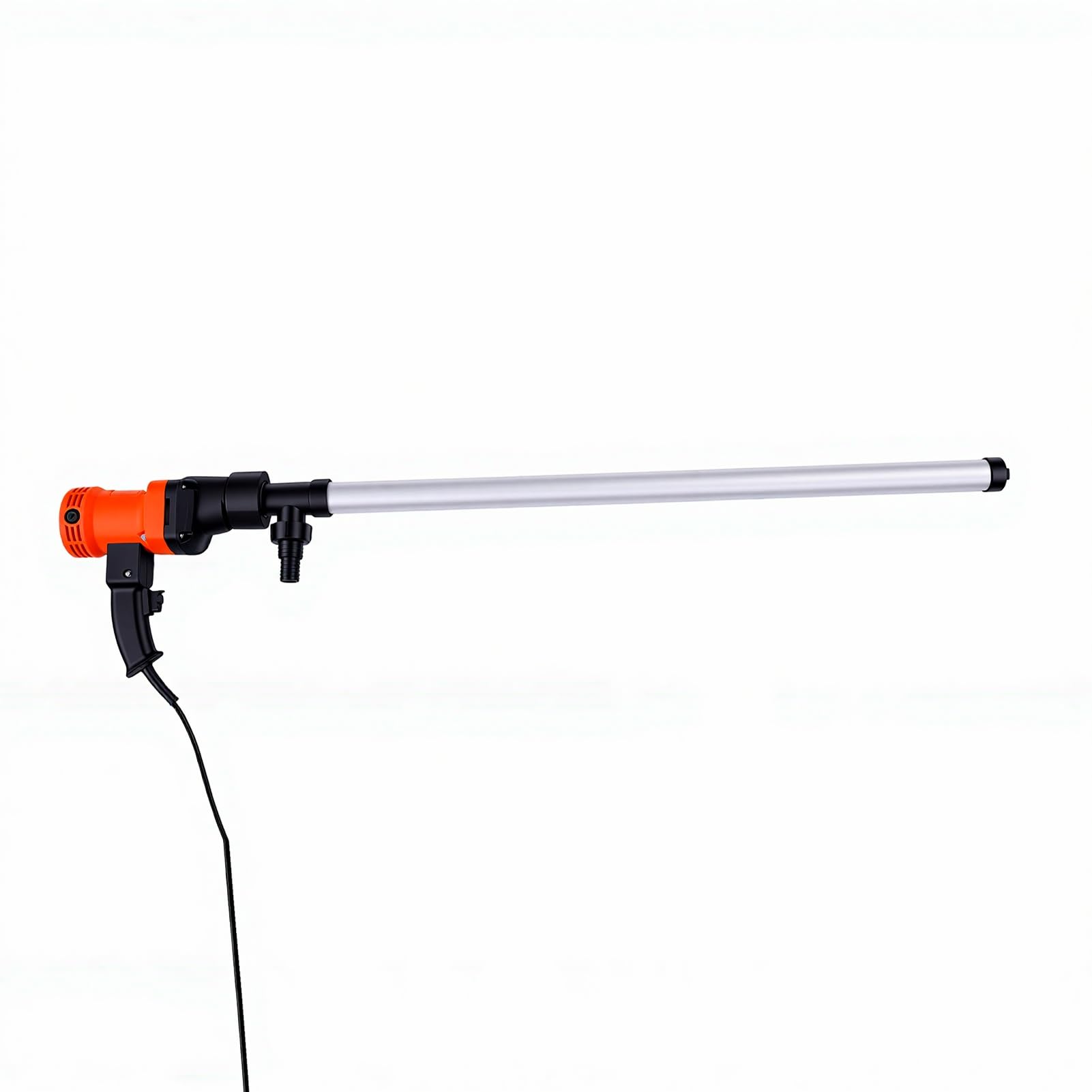 FTVOGUE Elektrische Fasspumpe 90cm Aluminiumrohr 60L/min Durchflussrate