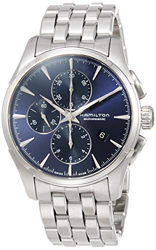 Reloj Hamilton Jazzmaster Auto Chrono Azul Brazalete Acero H32586141 Reloj Hamilton Jazzmaster Auto Chrono Azul Brazalete Acero H32586141