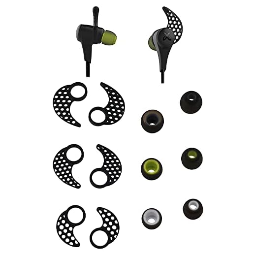 Ear tips for jaybird x2 , BLUEWALL Eartips Ear Gel Ear hook for Jaybird X , Anti-Slip Durable Silicone SML 3 Pair all in 1 sets Replacement Ear Cushions For JayBird BlueBuds X, X2 , Black