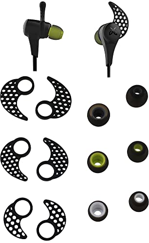 The 10 best jaybird headphones solutiontechz.com 6 Ear tips for jaybird x2 , BLUEWALL Eartips Ear Gel Ear hook for Jaybird X , Anti-Slip Durable Silicone SML 3 Pair all in 1 sets Replacement Ear Cushions For JayBird BlueBuds X, X2 , Black
