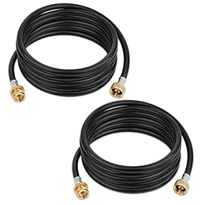 Aekops 12FT Propane Torch Extension Hose for Propane Tree Distribution Tree Post,T and Y Connector,Extension Hose Appliance to Propane Torch, Portable Grill, Camping Stove