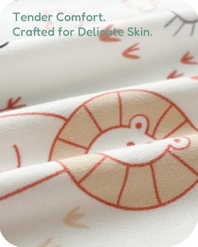 Image of Crib Sheets 2 Pack, Fitted Crib Sheet for Standard Crib Mattress 28x52x9, Ultra Soft Jersey Knit, Breathable Stretchy Deep Pocket, Snug Fit Stays Put, Baby Crib Mattress Sheet