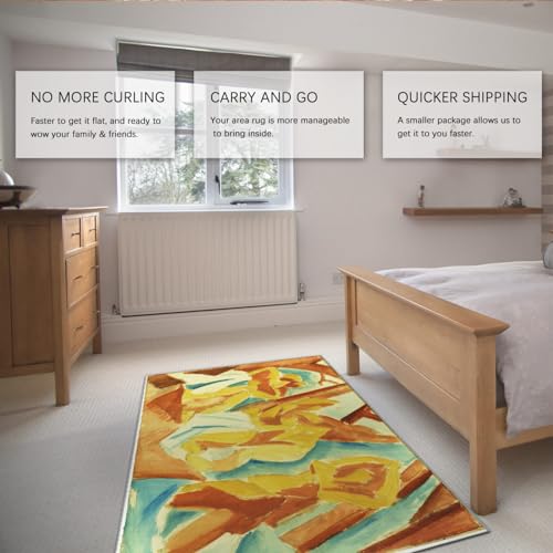 Tapis Picasso salon et chambre abstrait 180x270cm