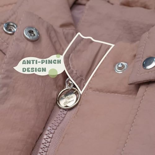 CYTAFE Baby Girls Boys' Snowsuit Winter Clothes Kids Coats Toddler Snow Pants and Jacket Pink 3-4 Years by CYTAFE - Image 4
