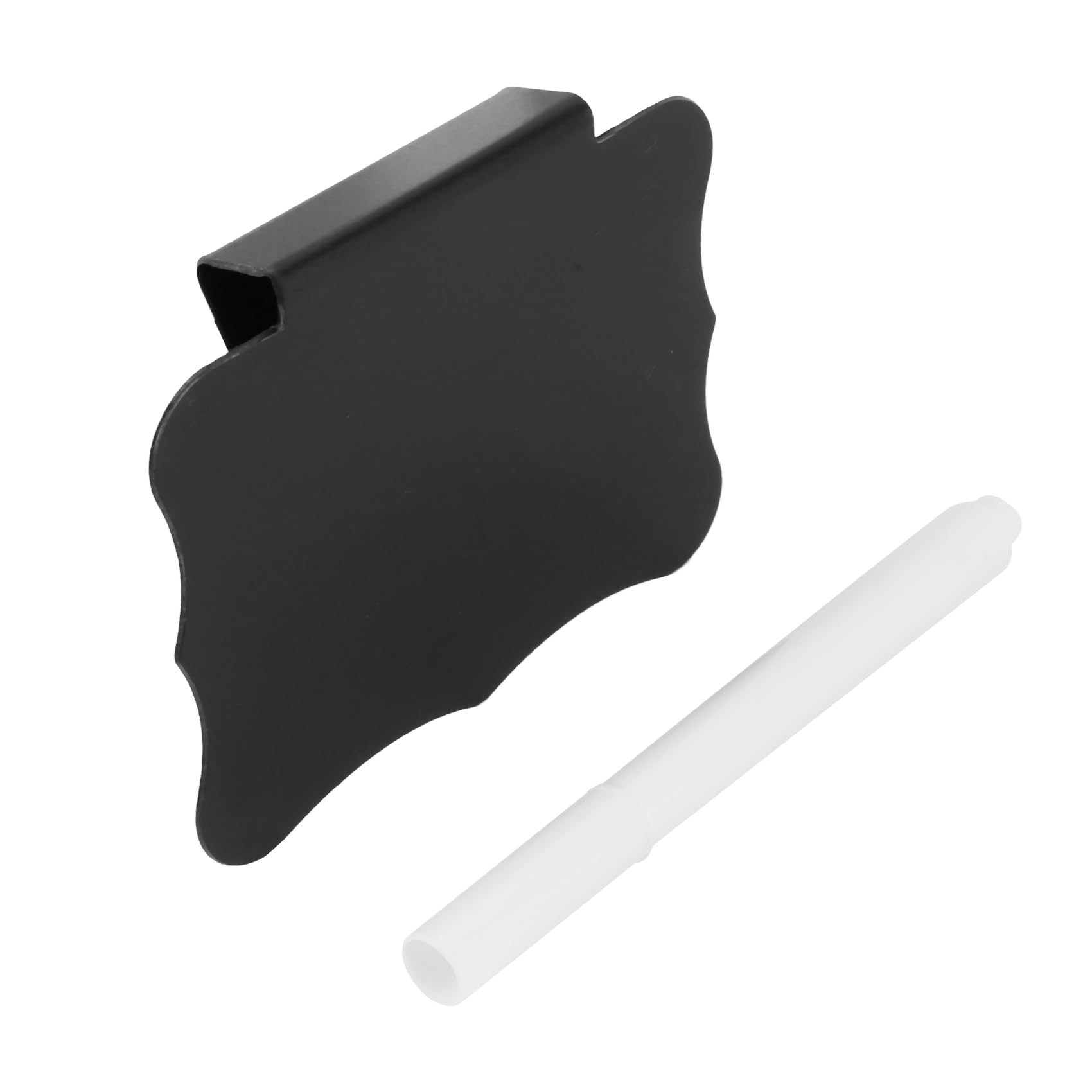 Clip per Etichette per Cestino Nel Plastica da 64 Pezzi Su Etichetta Rimovibile Clip per Etichette per Cestino per Dispensa da con 8 Pennarelli Un Bianca