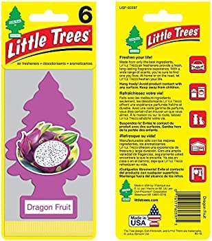 Little Tree Air Freshener Dragon Fruit 6 Pack #TOP1