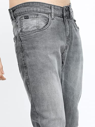 Image of KETCH Men's Tapered Fit Mid Rise Jeans (Stretchable)
