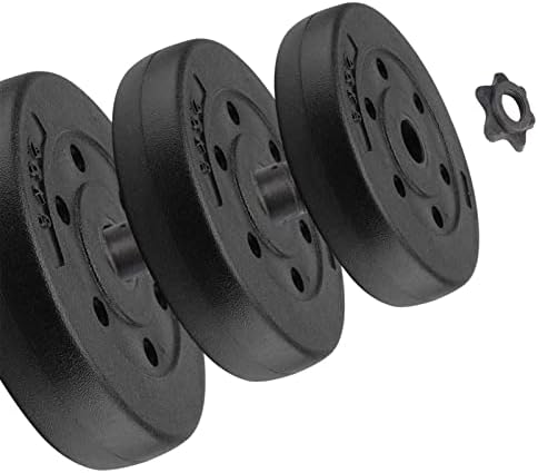 Trintion 15kg 20kg 30kg Dumbbell Set Hand Weight Strength Lifting Training Barbell Adjustable Dumbellsweights with Connecting Rod Exercise Equipment for Home Gym