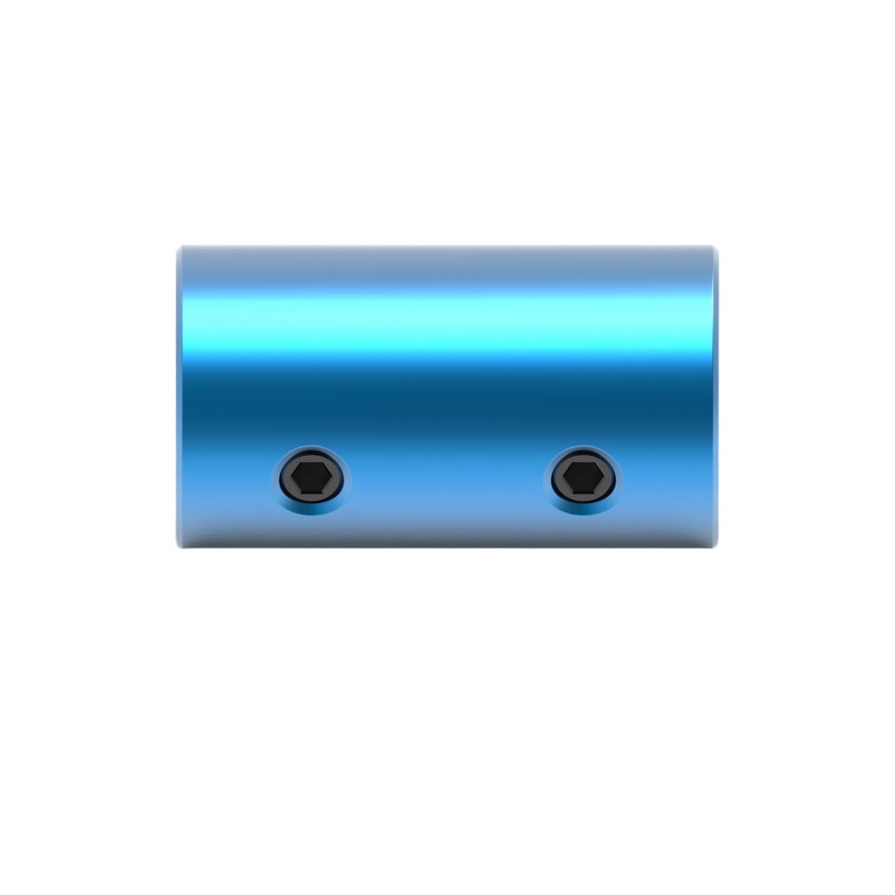 Arbre Coupleur 2 pièces D14L25 accouplements en alliage d'aluminium alésage 3/3.17/4/5/6/6.35/7/8 Mm coupleur d'arbre Flexible bleu imprimantes 3D pièce de moteur pas à pas Couplages(Taille:6mm to 8mm