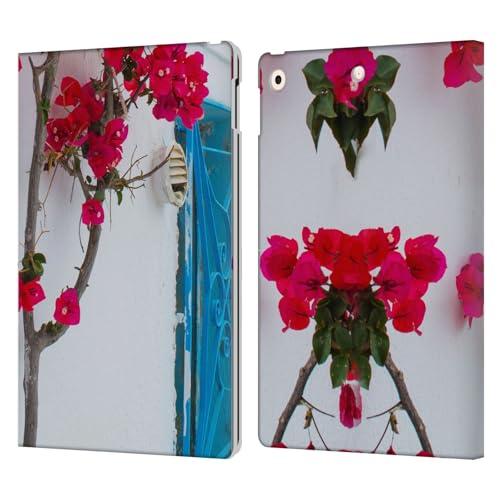 Étui portefeuille en cuir iPad 10.2 Haroulita Bougainvillée