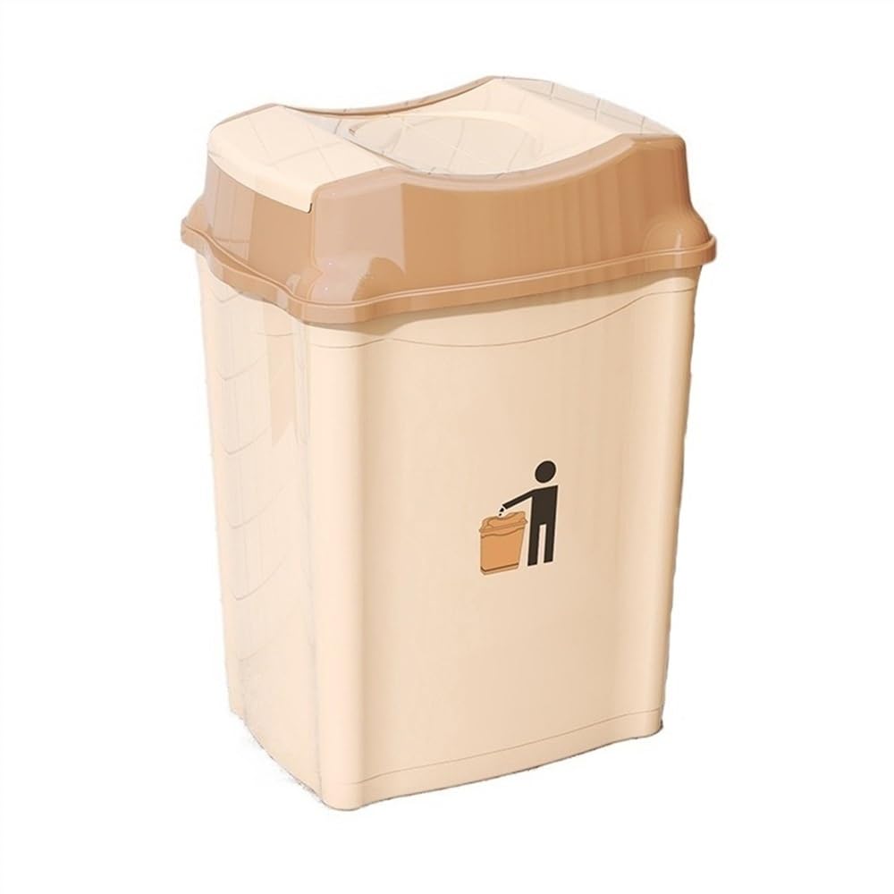 Poubelle à couvercle basculant anti-odeur pour tri extérieur 30 Litres