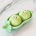 Kate Aspen Two Peas in A Pod Ceramic Salt and Pepper Shakers in Ivy Print Gift Box