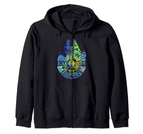 Sweat Star Wars Millennium Falcon à capuche zippé pour fan de la galaxie