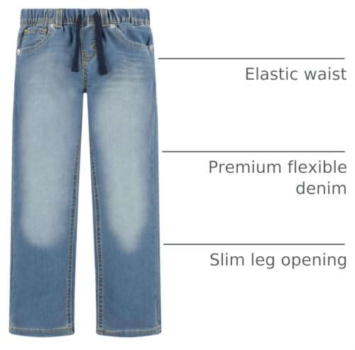 Boys Pull On Jeans, Gulf, 4 - image 4