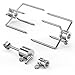 onlyfire 6006 Grill Replacement Rotisserie Meat Forks(1-Pair) Kit with Spit Counter Balance and Bushing - Fits 1/2
