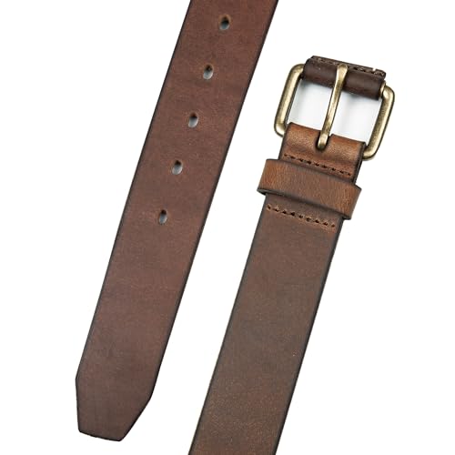 Image of Lucky Brand Men's Jeans Leather Belt| Classic| Casual| Dress| Everyday| American Heritage| Genuine Leather| Metal Buckle