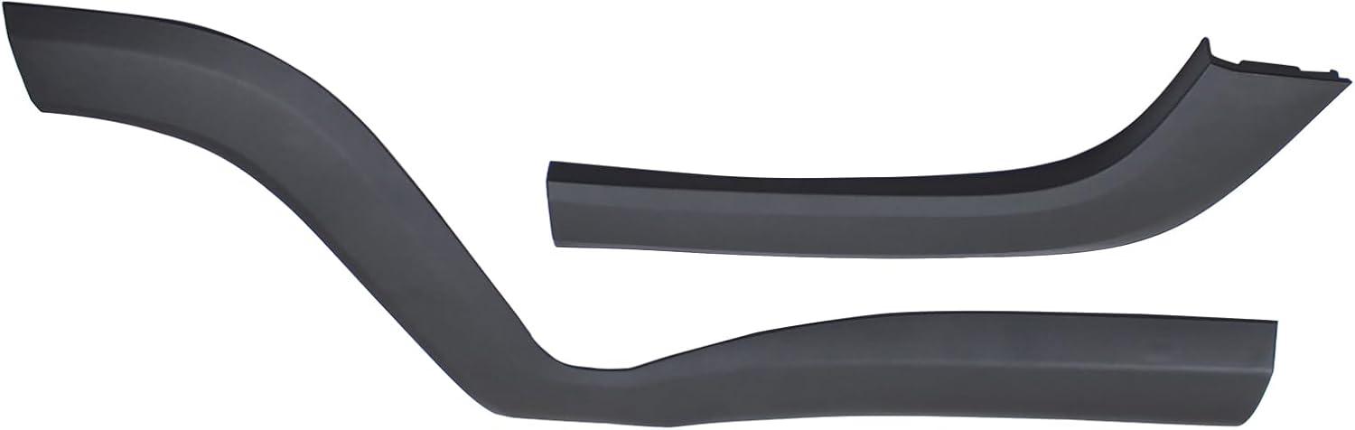ApplianPar Rear Passenger Side Wheel Fender Flare and Lower Door Molding Trim for Jeep Renegade 2015-2023