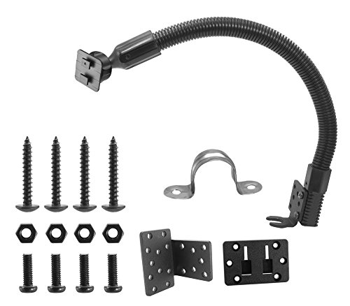 Arkon Pedestal de montagem de piso ou trilho de metal para carro ou caminhão de substituição, preto