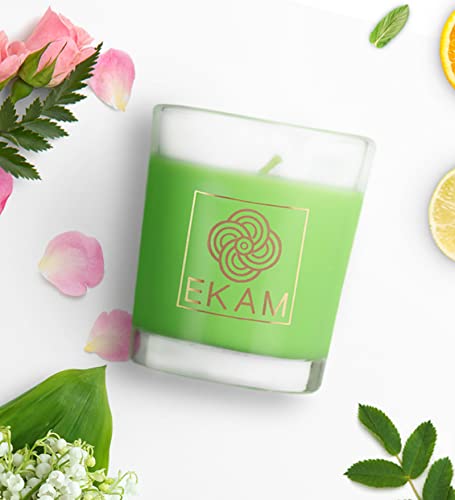 Image of EKAM Jasmine Scented Votive Candle - 40 Grams Each - 10 Hours Burn Time - Ideal for Diwali, Home Decor & Gifting