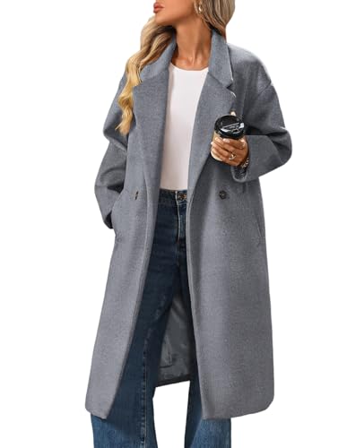 Vidifid Oversized Double Breasted Wool Coat