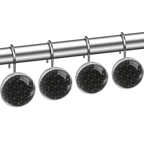 Crochets de douche géométriques pour un espace bain apaisant - 3