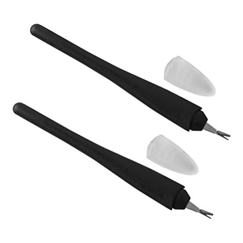 NAILFUN 2 Cuticle Trimmers with V-Shaped Blade - Black Cover