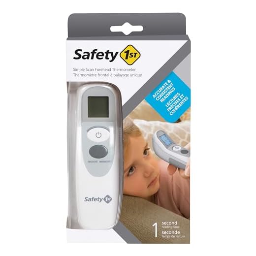 Safety 1st Simple Scan Forehead Thermometer, Grey