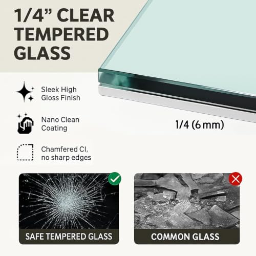 Image of Royal Guard 38-42 inch W x 71 inch H Pivot Swing Glass Shower Door,Brush Nickel