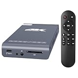 Lecteur multimédia numérique HDMI 4K et boîtier HDD 2 en 1, 4K @ 60 Hz HD TV MP4 lecteur vidéo pour lecteur USB Type-C / carte SD, affichage numérique, lecture automatique en boucle
