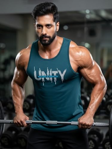 Image of 3Colors Men's Active Sleeveless Polyester Tank Top- Cool and Comfortable Workout wear, Dry fit Gym Vests - Unity