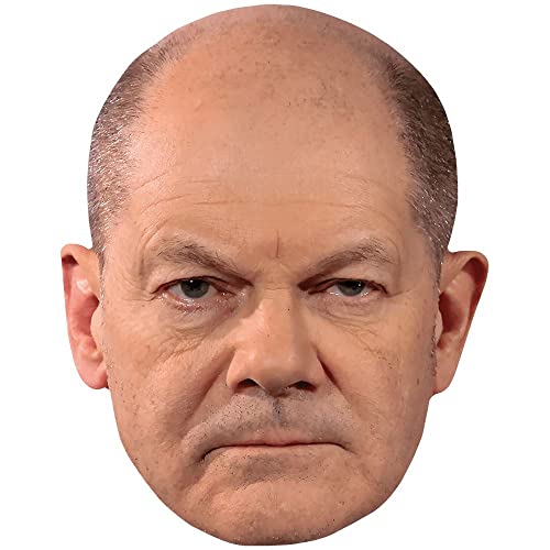 Celebrity Cutouts Olaf Scholz (Stoic) Maske aus Karton
