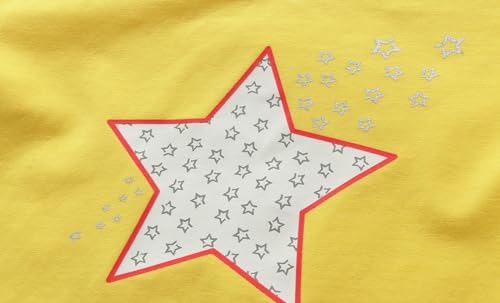 Image of Mud Kingdom Little Girls Jogger Sets Cute Stripe Stars 3 Piece School Wear
