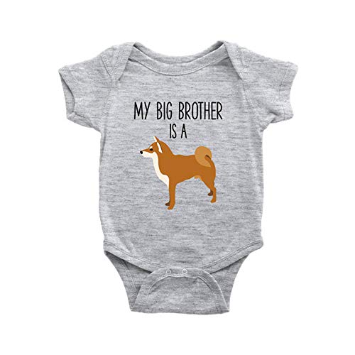 Toll2452 Shiba Inu Body pour bébé unisexe pour amoureux des chiens - Blanc - S Cover