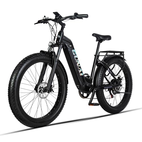 GUNAI-GN26-Step-Thru-City-Ebike26Zoll-Elektro-Hybrid-Fahrrad-mit-Bafang-Motor-und-48V-175AH-Samsung-Akku