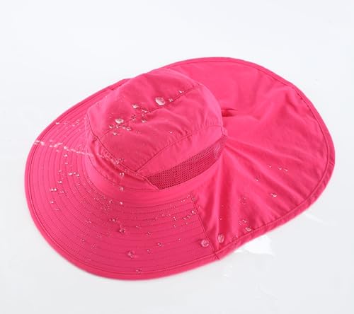 Home Prefer UPF50 Wide Brim Kids Sun Hat Neck Flap Boys Girls Sun Protection Hat for Beach Fishing3
