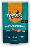 Pezzy Pets Devil Fish Strips Dog & Cat Treats | Single Ingredient | Wild Caught | Sustainable, Made from Invasive Fish| Grain Free | High Protein + Low Fat | Hypoallergenic | Compostable Packaging