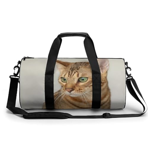 Duffel bag chat animal sac de sport gym voyage 45x23x23cm