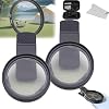 52 mm Polarized Smartphone Lens, Polarized Camera Lens Filter, Clip on Magnetic Camera Lens Attachment Kit, Universal Circular Polarizer for iPhone/Android (2Pcs)