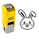 Stempel Hase, zu niedlich, 11 mm, Stempelkissen Hase, niedlicher Hase, selbstfärbend