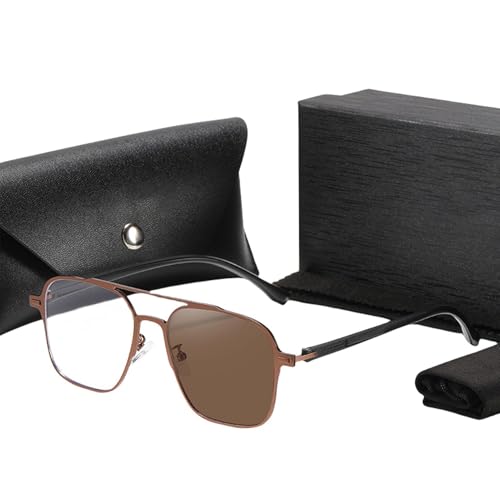 Gafas de sol polarizadas para hombres, gafas de sol que cambian el color | Gafas solar polarizadas,Lentes fotocrómicas Protección de ultraviolos Genta resistentes a los rasguños para el esquí de condu