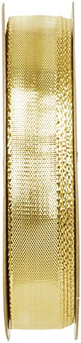 Chenebois Metallic Wired Ribbon Gold 36mm x 10m