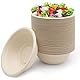 50 Stück Papier Schalen –350ml Kompostierbare Einweg Schüsseln für Party, Catering & Picknick – Biologisch Abbaubare Bowls für Suppe, Salat, Snacks – Lebensmittelsicher & Ölbeständig – Naturfarbe