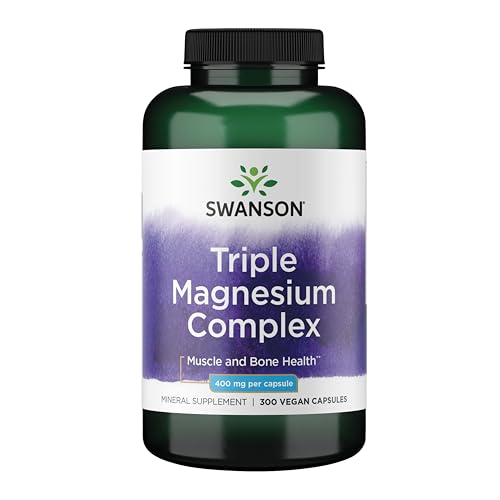 Swanson Triple Magnesium Complex 400 mg - 300 Capsules