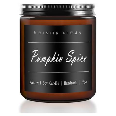 MOASITN Pumpkin Spice Scented Candle Cover