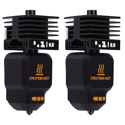 GEERYZHE Kit Hotend d'imprimante 3D, 0.6mm, pour Lab P2S H2D H2S H2C, avec 4 Chaussettes en Silicone et Bloc Chauffant, 2 Pièces | Accessoires d'extrudeuse Haute Performance pour une Précise et – vue 5